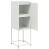 vidaXL Highboard White 36x39x107 cm Steel