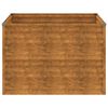 vidaXL Garden Raised Bed 100x100x69 cm Corten Steel