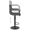 vidaXL Bar Stools 2 pcs Dark Grey Velvet