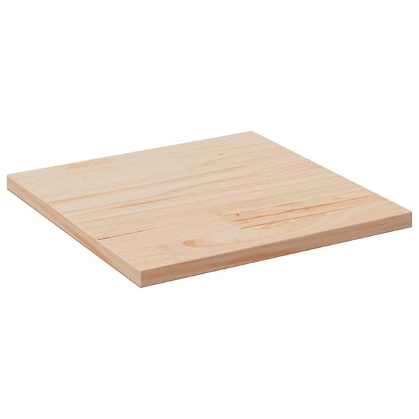 vidaXL Table Top 50x50x2.5 cm Square Solid Wood Pine