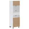 vidaXL Kitchen Cupboard Lucca White Engineered Wood