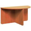 vidaXL Coffee Table 2 pcs Wax Brown Solid pine wood