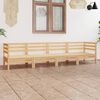 vidaXL 4 Piece Garden Lounge Set Solid Pinewood