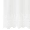 vidaXL Lace Curtain with Curtains Floral White 140 x 400 cm Polyester