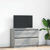 vidaXL TV Cabinet Grey Sonoma 80x35x54 cm Engineered Wood