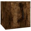 vidaXL Wall Mounted TV Cabinet Smoked Oak 40x34,5x40 cm
