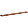 vidaXL Window Sill Brown Wood PVC