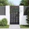 vidaXL Garden Gate 85x175 cm Corten Steel Bamboo Design