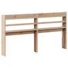 vidaXL Headboard with Shelves 150 cm Solid Wood Pine