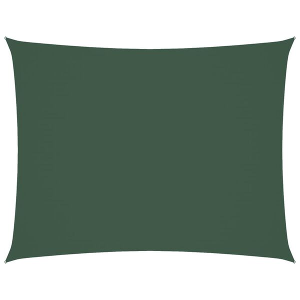 vidaXL Sunshade Sail Oxford Fabric Rectangular 3.5x4.5 m Dark Green