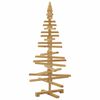vidaXL Wooden Christmas Tree with Stand Brown 120 cm Solid pine wood
