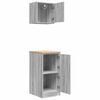 vidaXL Garage Cabinets 2 pcs Grey Sonoma Engineered Wood