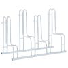 vidaXL Bicycle Stand for 4 Bikes Floor Freestanding Galvanised Steel