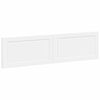vidaXL Wall-Mounted Headboard UTRECHT White Engineered Wood