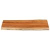 vidaXL Table Top 110x60x2.5 cm Rectangular&nbsp;Solid Wood Acacia Live Edge