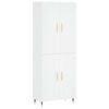 vidaXL Highboard White 69,5x34x180 cm Engineered Wood