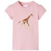 vidaXL Kids' T-shirt Light Pink 104