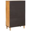 vidaXL Highboard Light brown 60 x 33 x 100 cm Solid mango wood