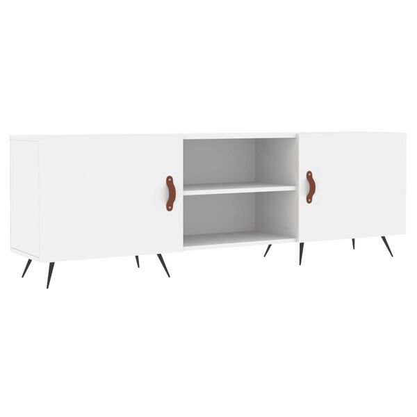 vidaXL TV Cabinet White 150x30x50 cm Engineered Wood