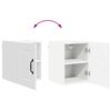 vidaXL Kitchen Cabinet 2 pcs High Gloss White 30 x 31 x 40 cm