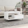 vidaXL Coffee Table White 90x49x45 cm Engineered Wood