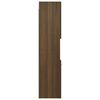 vidaXL Bathroom Cabinet Brown Oak 30x30x130 cm Engineered Wood