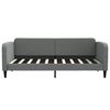 vidaXL Daybed with Trundle without Mattress Dark Grey 90x190 cm Single