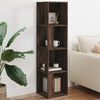vidaXL Corner Cabinet Brown Oak 33x33x132 cm Engineered Wood