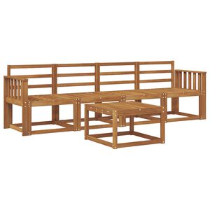 vidaXL Outdoor Sofa Set 5 pcs Natural