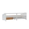 vidaXL 3-Seater Day Bed without Mattress White Solid Pinewood 90x200cm