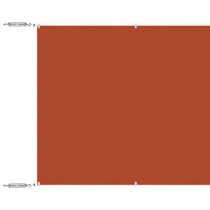vidaXL Vertical Awning Terracotta 140x800 cm Oxford Fabric