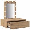 vidaXL Dressing Table Brown 60 x 40 x 70 cm Engineered Wood