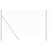vidaXL Fence Post Silver 25 x 1.4 m (13 mm mesh) Steel
