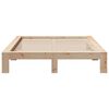 vidaXL Bed Frame without Mattress 140x190 cm Solid Wood Pine