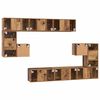vidaXL TV Cabinet Set Wall-mounted 10 pcs Old Wood Engineered Wood