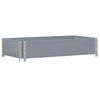 vidaXL Garden Planter Grey 100x50 cm Solid Wood Pine