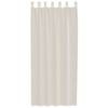 vidaXL Voile Curtains with Tab Top 2 pcs Cream