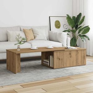 vidaXL Coffee Table Artisan Oak 150x50x35 cm Engineered Wood