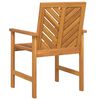 vidaXL Dining Chair 8 pcs Natural 62.5 x 59 x 89 cm Solid Acacia Wood