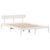 vidaXL Bed Frame without Mattress White 140x200 cm Solid Wood Pine