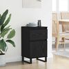vidaXL Sideboard with Drawer Black oak 35 x 40 x 70 cm Engineered wood