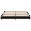 vidaXL Bed Frame without Mattress Black 180x200 cm Super King Engineered Wood