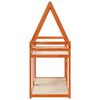 vidaXL Bunk Bed without Mattress Wax Brown 90x200 cm Solid Wood Pine
