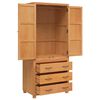 vidaXL Storage Furniture Set with Drawer Brown Engineered wood