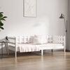 vidaXL Day Bed without Mattress White 80x200 cm Solid Wood Pine