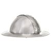 vidaXL Medieval Knight Helmet Antique Replica LARP Silver Steel