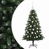vidaXL Artificial Christmas Tree with Bauble 150 cm 150 LEDs