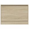 vidaXL Shoe Cabinet Sonoma Oak 80x21x57 cm Engineered Wood