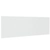 vidaXL Wall Headboard White 240x1.5x80 cm Engineered Wood