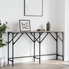 vidaXL Console Table Grey Sonoma 140x29x75 cm Engineered Wood